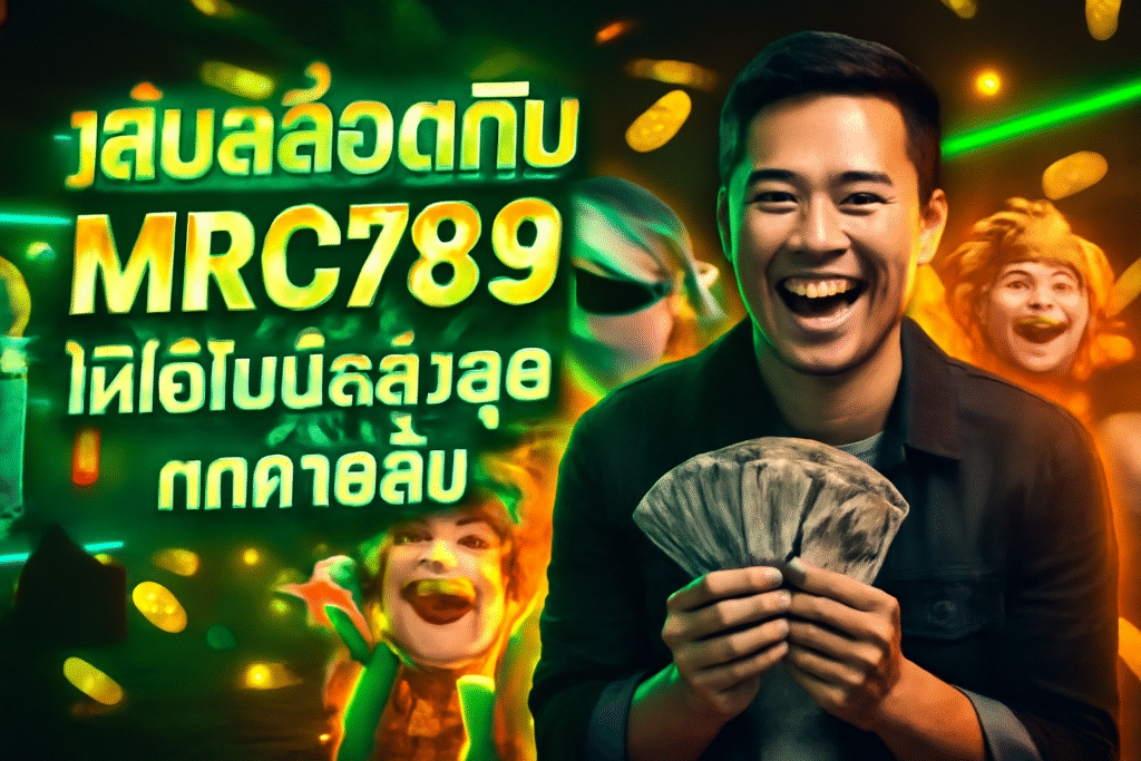 เล่นสล็อตกับ MRC789 ให้ได้โบนัสสูงสุด ทุกค่ายดัง