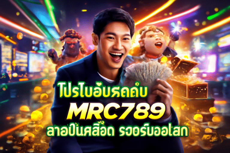 โปรโมชั่นสุดคุ้ม MRC789 สายปั่นสล็อต รองรับวอเลท