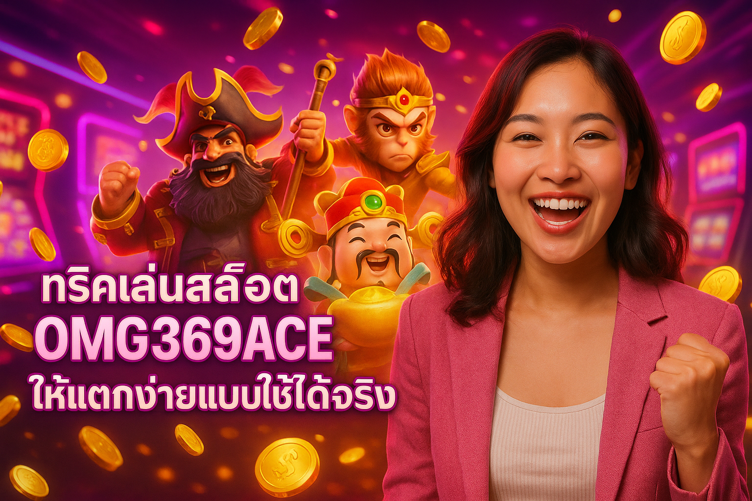 ทริคเล่นสล็อต OMG369ACE ให้แตกง่ายแบบใช้ได้จริง